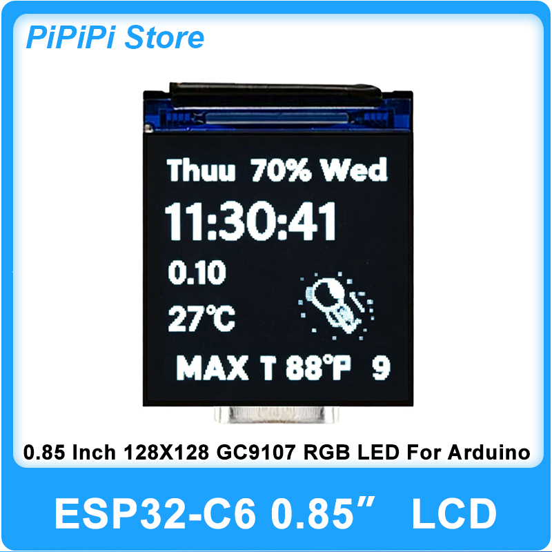 Doit Esp32 - ESP32 C6 0.85인치 128X128 IPS 스크린