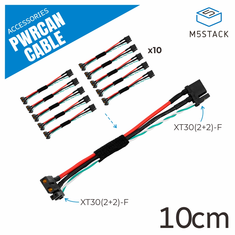 M5Stack - 모듈용 M5Stack 공식 PwrCAN 케이블 -10cm(10개)