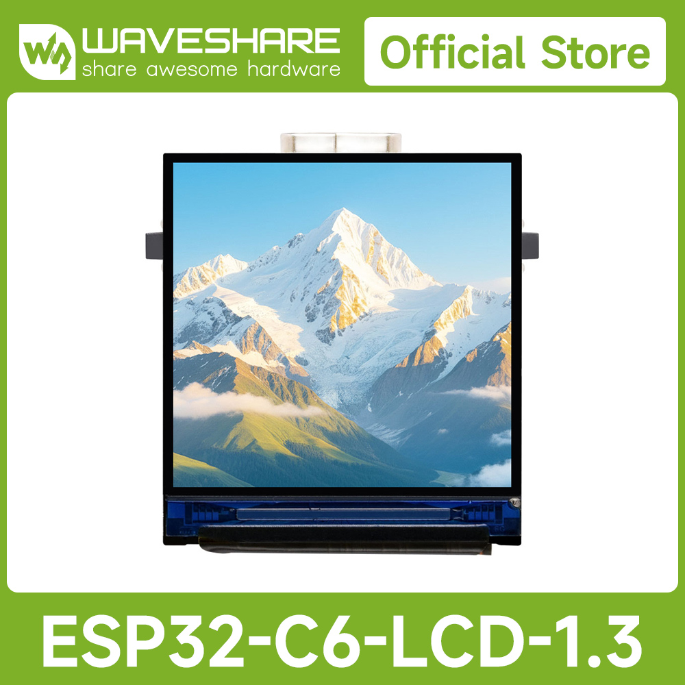 Doit Esp32 - Waveshare ESP32-C6 1.3인치 LCD 디스플레이 개발