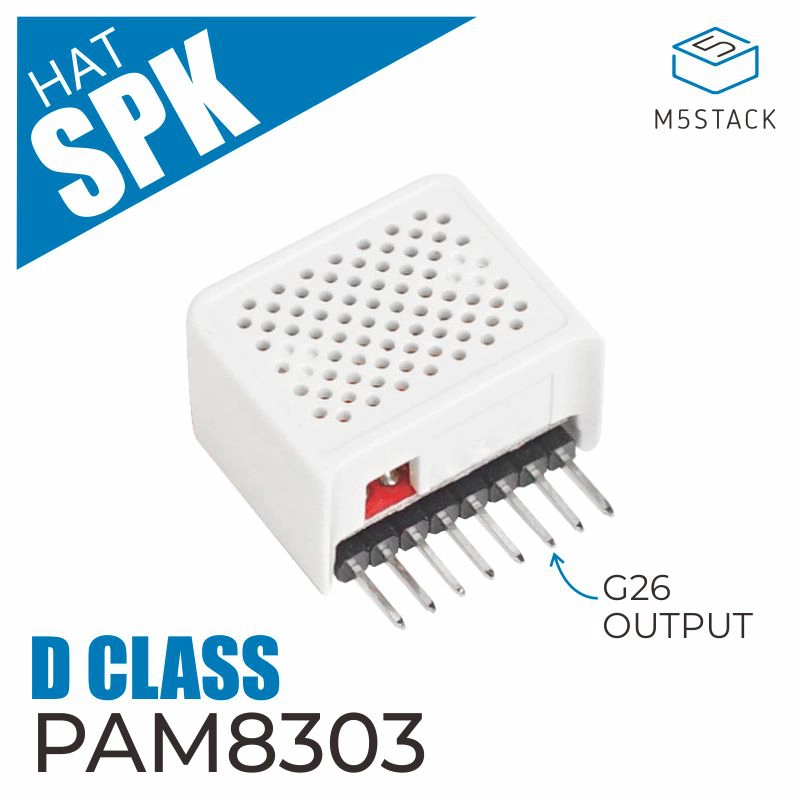 M5Stack Core2 - M5Stack 공식 M5StickC 스피커 모자 (PAM8303)