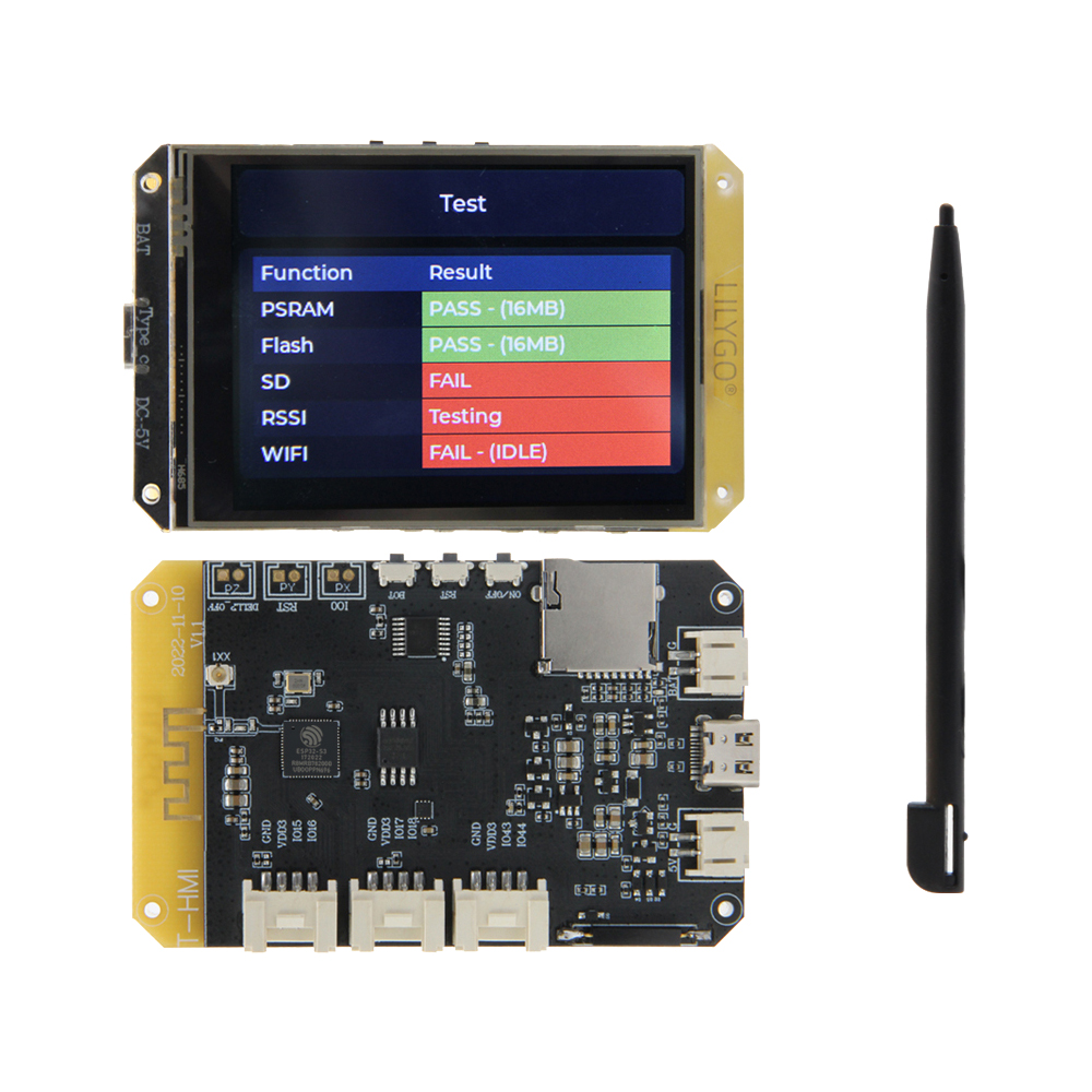 Ttgo Tdisplay - TTGO T-HMI ESP32-S3 개발 보드 2.8''