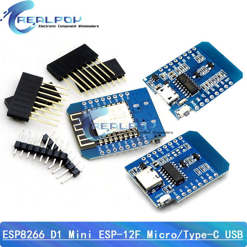 Nodemcuv2 - D1 미니 TYPE-C/MICRO ESP8266 ESP-12F CH340G