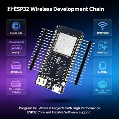 Lolin D32 - Wemos LOLIN D32 V1.0.0 ESP32 보드,