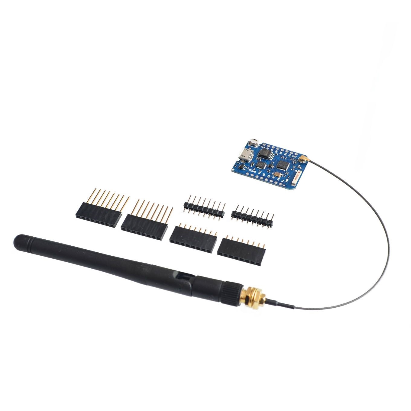 WEMOS D1 미니 프로 외부 안테나 커넥터, Nod - Wemos D1 Mini 리뷰 및 가격