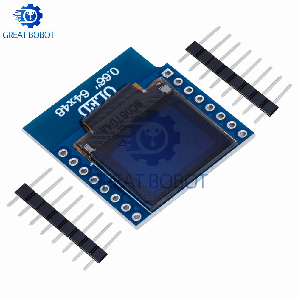 BS 0.66인치 64x48 I2C OLED 디스플레이 - Wemos D1 Mini 리뷰 및 가격