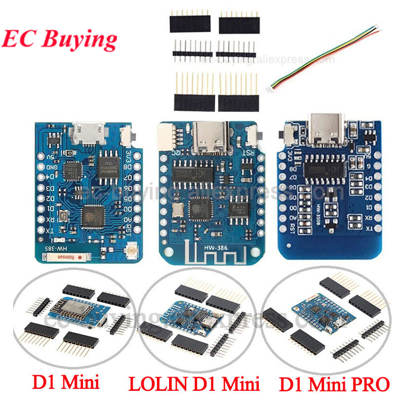 10Pcs/1pc WeMos LOLIN D1 미니 프로 - D1 Mini Pro 리뷰 및 가격