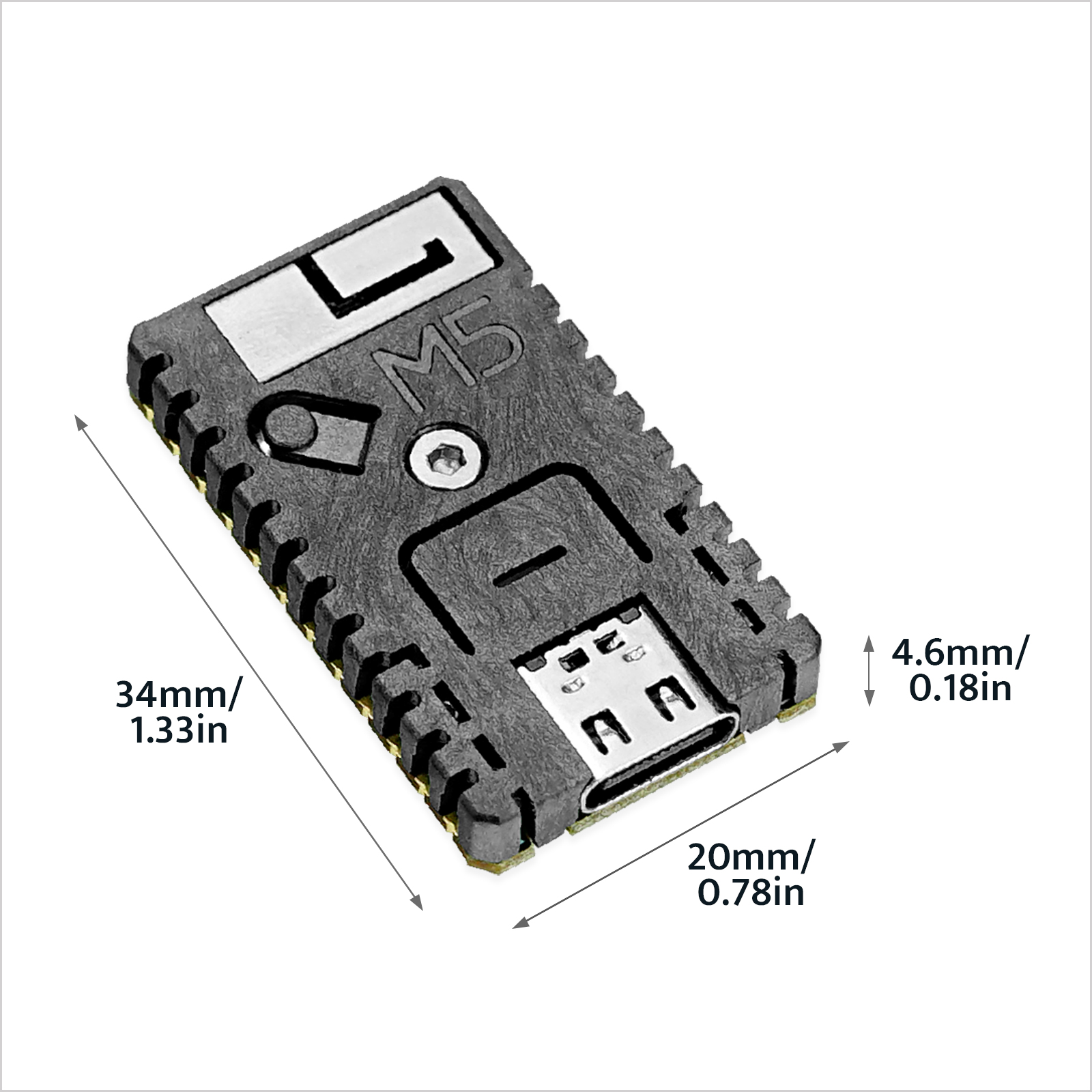 핀 헤더가 포함된 M5Stack 공식 M5Stamp C - M5Stack Core2 리뷰 및 가격