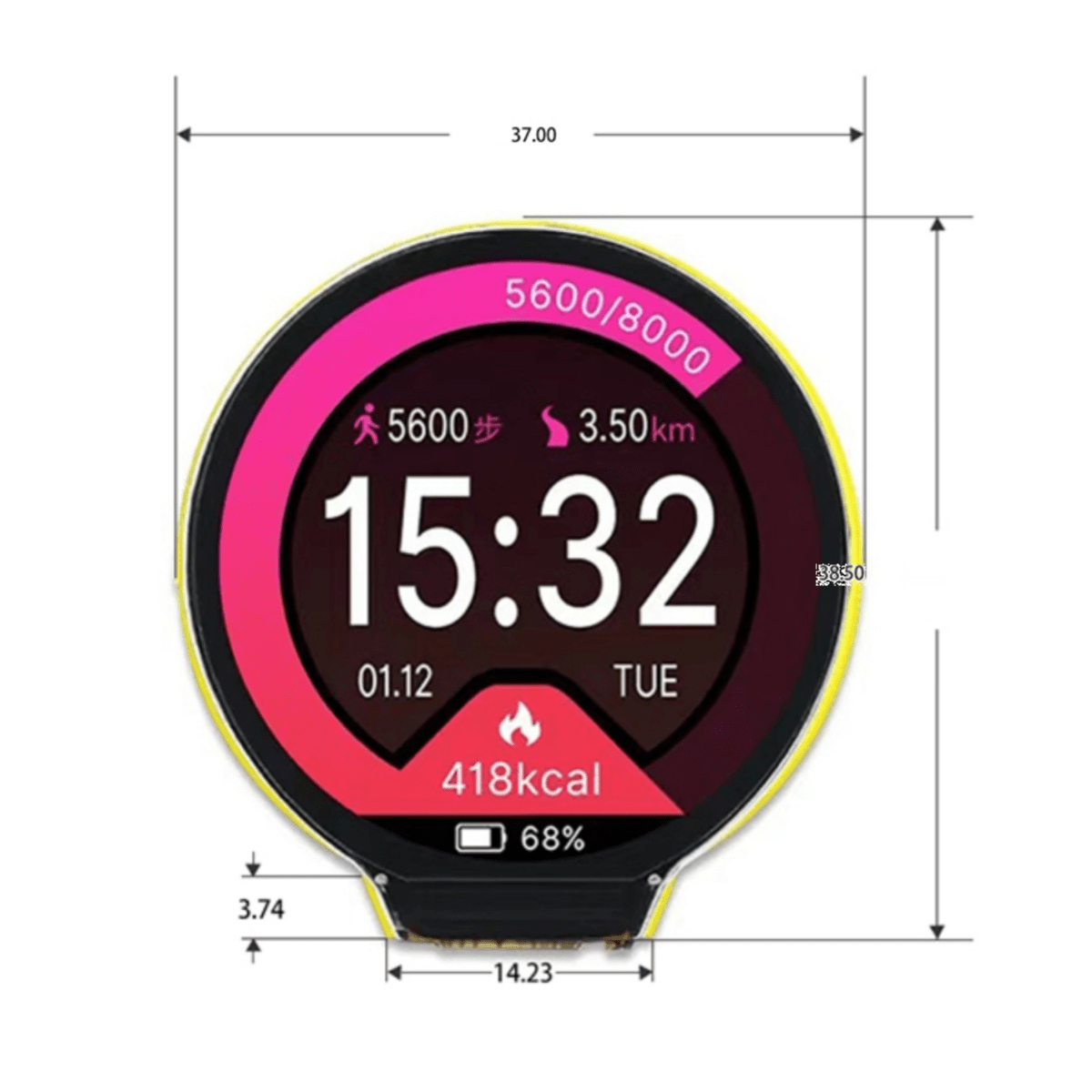 ESP32-C3 1.28인치 원형 디스플레이 GC9A0 - Ttgo T Watch 리뷰 및 가격