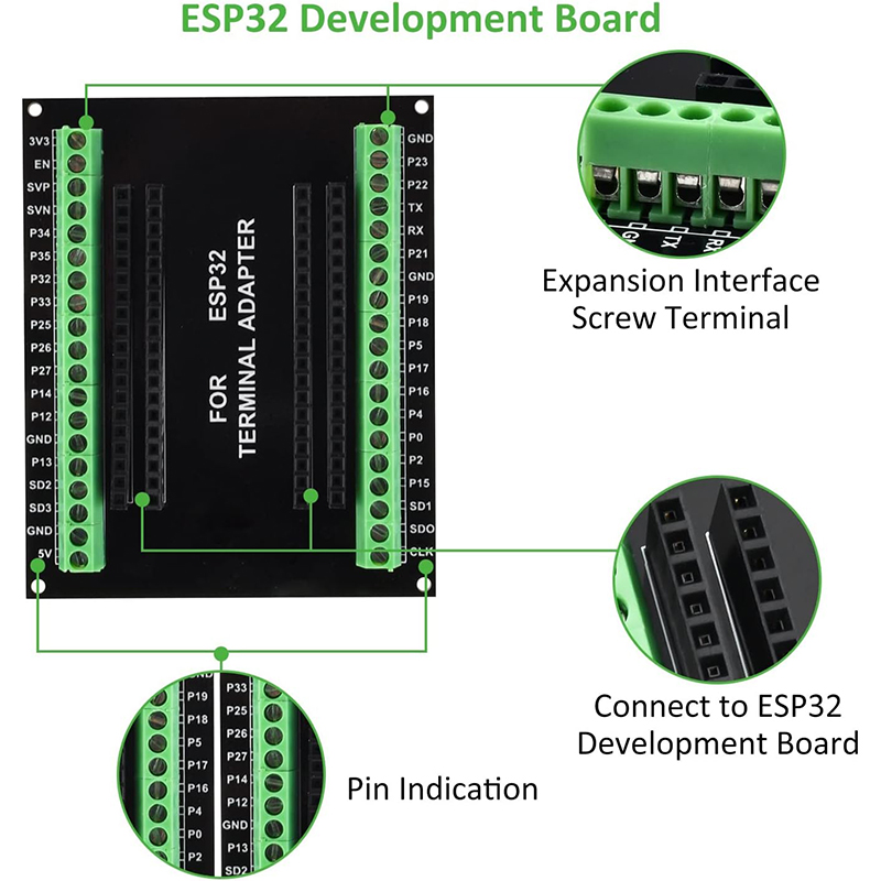 3pcs 38PIN ESP32 브레이크 아웃 보드, A - Nodemcu 32S 리뷰 및 가격