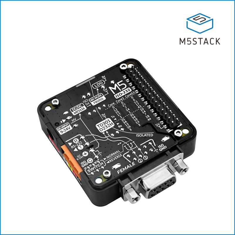 M5Stack 공식 RS232 모듈 13.2, DB9  - M5Stack 리뷰 및 가격