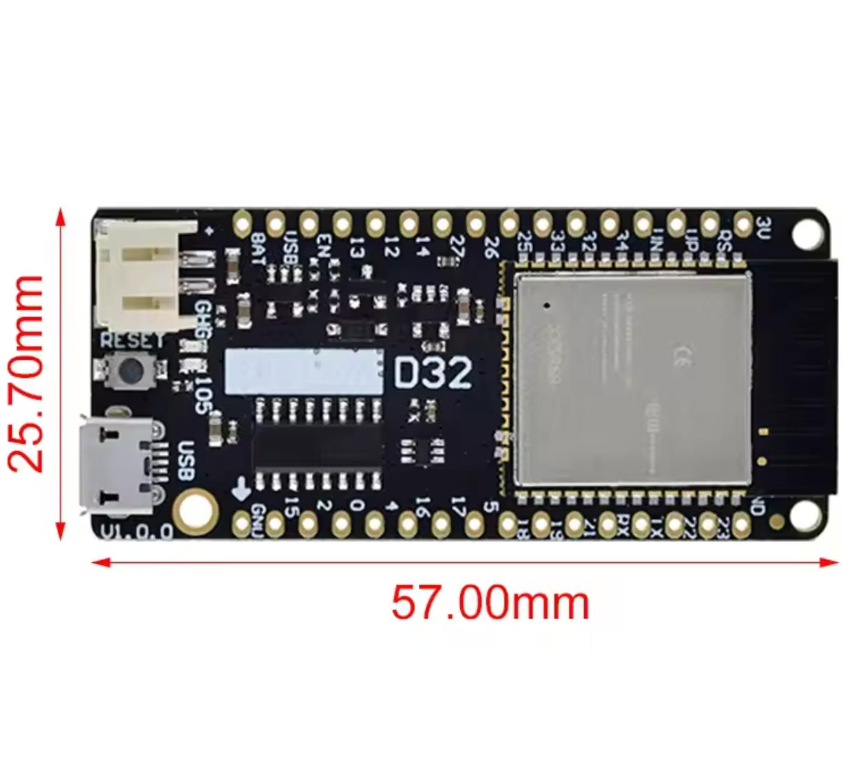 GREATZT LOLIN D32 V1.0.0 - wif - Lolin D32 리뷰 및 가격