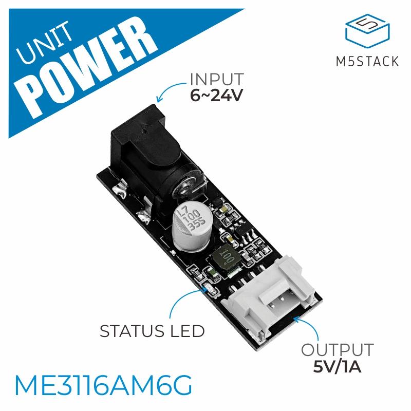 M5Stack 공식 5V 벅 컨버터 유닛 (ME3116 - M5Stack 리뷰 및 가격