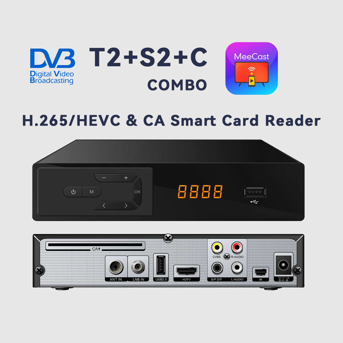 미캐스트 H.265 위성 TV 수신기/지상파 TV 수신 - Devkitc 리뷰 및 가격