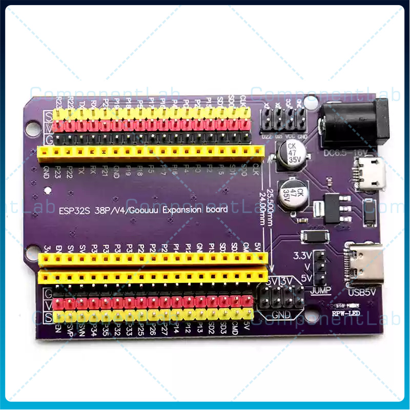 5-15개 ESP32S3 38핀 보라색 확장 보드 Io - Nodemcu 32S 리뷰 및 가격