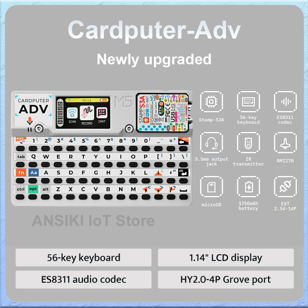 M5Stack Cardputer-Adv 프로그래머블 카 - M5Stack 리뷰 및 가격
