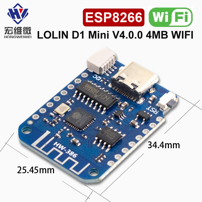 WEMOS D1 Mini V4.0.0 TYPE-C US - Nodemcuv2 리뷰 및 가격