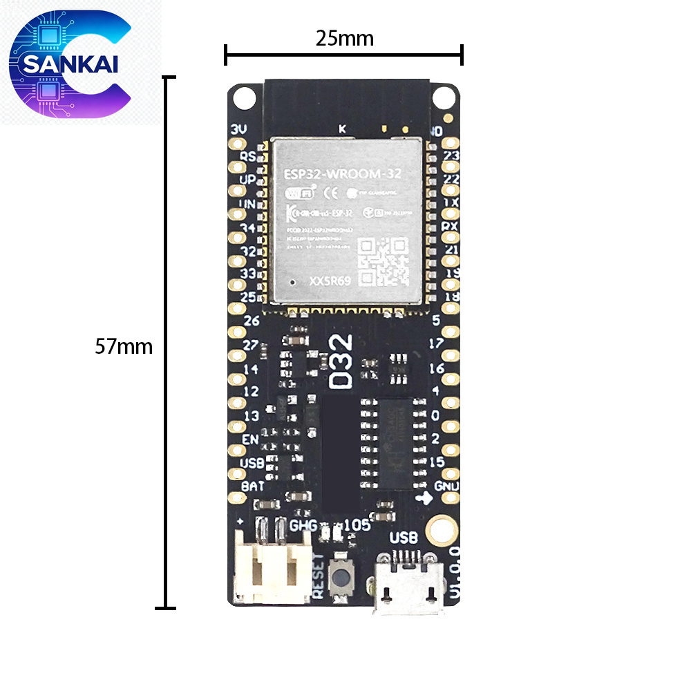 Wemos LOLIN D32 V1.0.0 ESP32 보 - Lolin D32 리뷰 및 가격