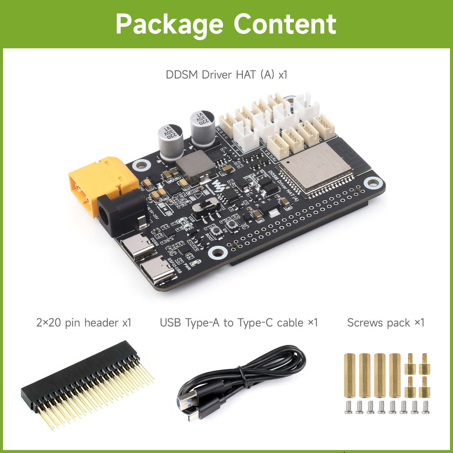 웨이브쉐어 다이렉트 드라이브 서보 모터 드라이버 보드, - Doit Esp32 리뷰 및 가격
